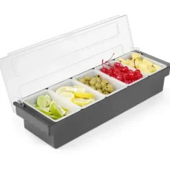 Bartenderbeholder til drikkevaretilsætningsstoffer, 5 Hendi-beholdere 552131 Clearance