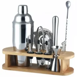 Bartendersæt 16 dele Shaker KLAUSBERG KB-7582 sølv New