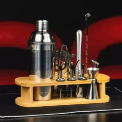 Bartendersæt 16 dele Shaker KLAUSBERG KB-7582 sølv New