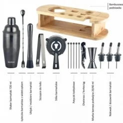 BARTENDERSÆT 16 ELEMENTER KLAUSBERG KB-7584 Online