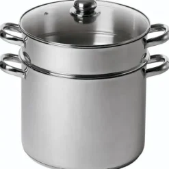 BAUMALU Catering couscous i rostfritt stål - 26 cm New