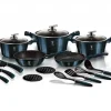 Køkkenudstyrssæt>BERLINGER HAUS BH-6164 AKVAMARI GRANITGRYDER SÆT 17 ELEMENTER.