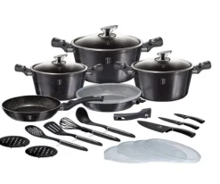Køkkenudstyrssæt>BERLINGER HAUS BH-7181 LERMAKSÆT 22 STK CARBON PRO