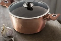 Køkkenudstyrssæt>BERLINGER HAUS BH-7058 ROSEGULD GRANIT GRYDER SÆT, 13 STK.