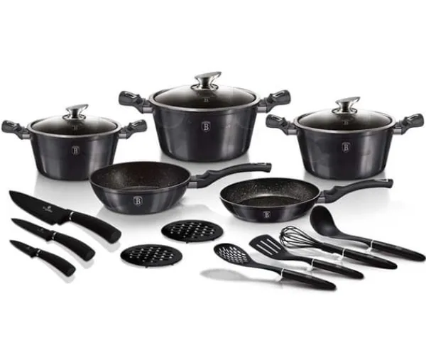 Køkkenudstyrssæt>BERLINGERHAUS BH-6920 CARBON PRO KAGEGRÆNSSÆT