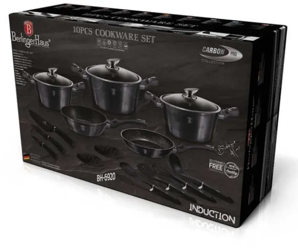 Køkkenudstyrssæt>BERLINGERHAUS BH-6920 CARBON PRO KAGEGRÆNSSÆT