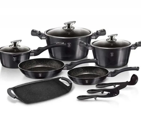 Køkkenudstyrssæt>BERLINGERHAUS BH-6911 CARBON PRO GRYDER SÆT