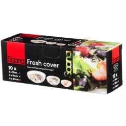 Beskyttelseshætte til skåle, genanvendelig - 10-pak i tre størrelser Discount