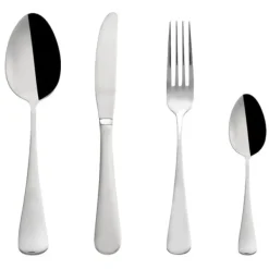 Bestik>Bestik Sæt, 24 Stykker, Elegant Design,Sølv