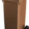 Bioaffaldsbeholder 120L brun ESE - Kapacitet 120 bioaffald Hot
