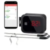 Køkkentermometre>Bluetooth Kødtermometer, Dobbelt Prober, Temperatur Alarm,Som billede