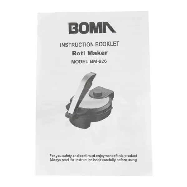 BM-926 elektrisk pandekage-/tortillapresse, 1200 W, 220 V, sort, til fladbrød, naan og omeletter Best