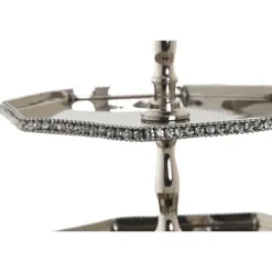 Borddekoration DKD Home Decor Sølvfarvet Akryl Aluminium 23 x 23 x 22 cm Best