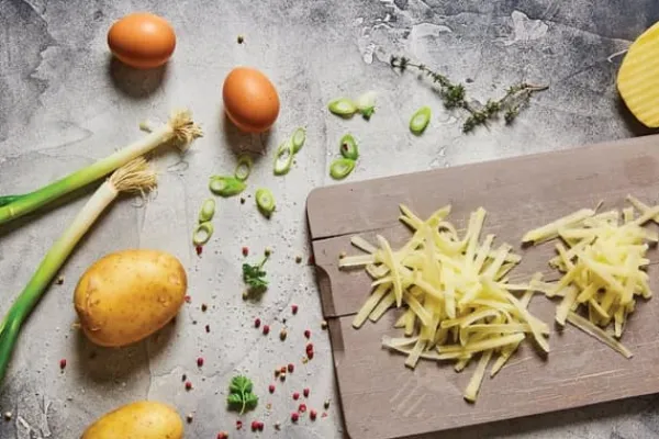 Borner Rösti Powerline rivejern Swiss Rösti Grøntsagsskærer Grøntsagsrivven Køkkenhjælper Kartoffelskutter med frugtholder Clearance