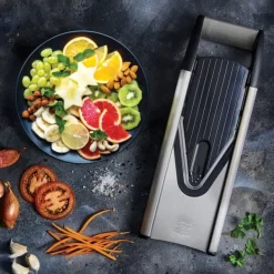 Borner V6 ExclusiveLine grøntsagsskæremaskine i rustfrit stål | rivejern Sale