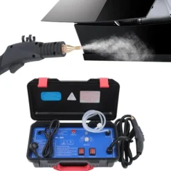 Bærbar damprenser, højtryks-dampvasker 3000W, kommercielt system med automatisk pumpe Online