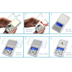 Bærbar digital lommestørrelsesvægt