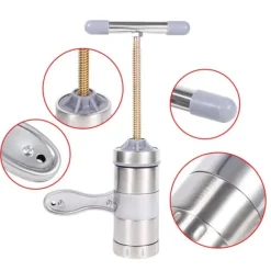 Bærbar nudelmaskine i rustfrit stål - nem manuel nudelpresse Clearance