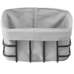 Brødbeholder med grå firkantet pose - Hendi 427149 Hot