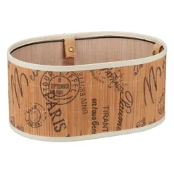 Brødkurv, Bambus, 16x34x23,5 cm, Natur Discount