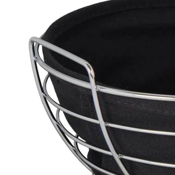 Brødkasser & Brødposer>Brødkurv, Rund Metal, 23x11 cm