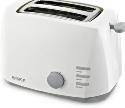 Brødristere, Raclettegrills Og Sandwichtoastere>Brødrister, BT1002 WH, Brock