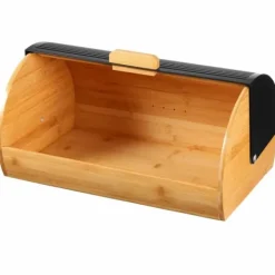 Brødspand af træ med metallåg BRUNBESTE BB-2737 Online