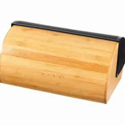 Brødspand af træ med metallåg BRUNBESTE BB-2737 Online