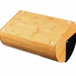 Brødspand af træ med metallåg BRUNBESTE BB-2737 Online