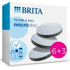 BRITA Cartridge - MicroDisc - Pakke med 9 - 1 filter = 1 måneds filtrering Discount