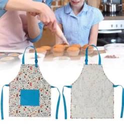 Børn Børn Madlavning Bagning Maleri Forklæde Kokke Køkken Hjem Sale