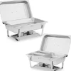 Tilbehør Til Madservering>Buffet bain-marie-varmer til pastabaserede retter med GN-beholdere 2 x 8l - sæt med 2 stk.