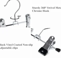 Buks / nederdel bøjle med clips 20-pack Clearance
