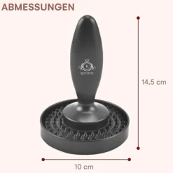 BURGERPRESSE HAMBURGER KØDHULLER manuel 10 cm non-stick Outlet