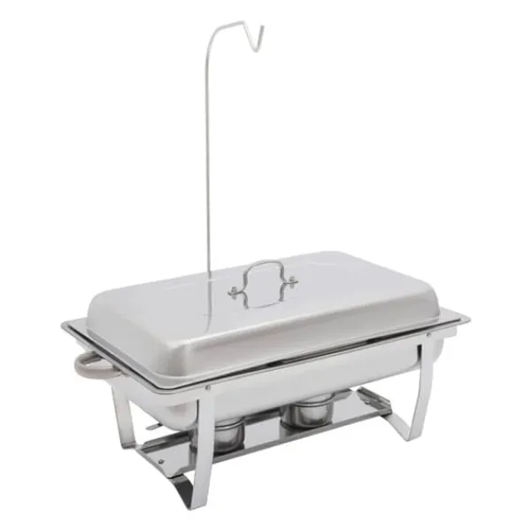Chafing Dish Buffetvarmer - Serveringsvarmer - Rustfrit Stål - Til Catering, Restaurant & Hotel - Kommerciel New