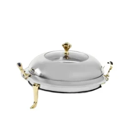 Chafing Dish, 3L Kapacitet, Ideel til Catering,Sølv-Guld Online