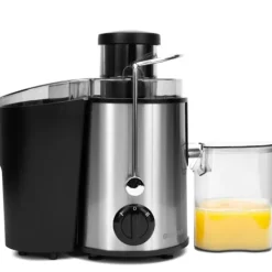 Champion Juicepresser - Nyd Friskpresset Juice Derhjemme>Råsaftcentrifug 0,5L 600W RS400 Rostfri/Svart