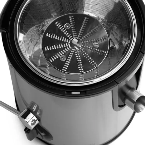 Champion Juicepresser - Nyd Friskpresset Juice Derhjemme>Råsaftcentrifug 0,5L 600W RS400 Rostfri/Svart