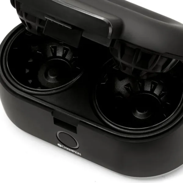 Champion Våffelskålsjärn Health Dubbelt 1000W VS400 Svart Clearance