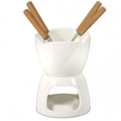 Fonduesæt>CHOKOLADEFONDUE SÆT + BANKET BIANCA gafler