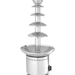 Fonduesæt>Chokoladefonduefontæne 5 niveauer, stål, 265 W - Hendi 274156