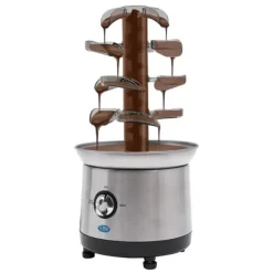 Fonduesæt>Chokoladefontæne, 1,2L kapacitet, 4 niveauer, 220-240V, 150-190W, 19 cm x 42,5 cm