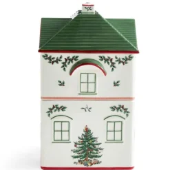 Kagedåser>Christmas Village Kagedåse, 2 Etager - Spode