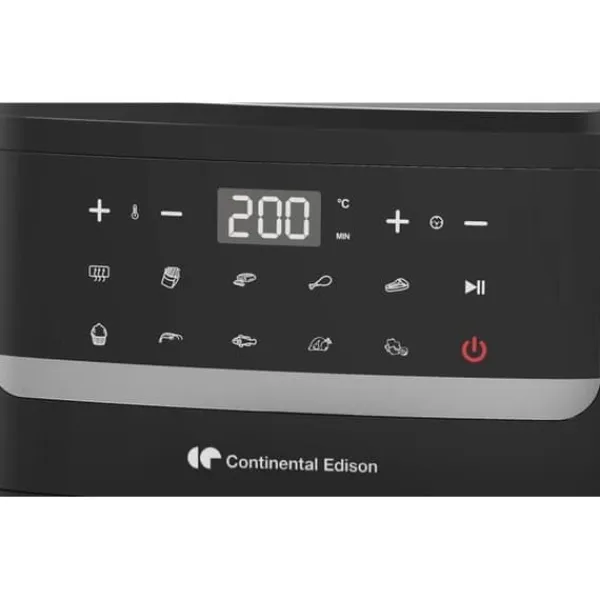 Fritøse>Continental Edison CEFR240092L Airfryer - 1800W - 9,2L - Svart