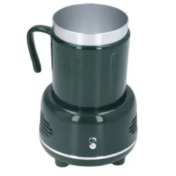 Cooler Warmer Cup Snabbkylning Uppvärmning Enkel kontroll Böjt handtag Halkskyddade kuddar Kaffevärmare för kaffebjörn Flaska Grön