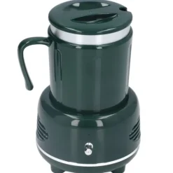 Cooler Warmer Cup Snabbkylning Uppvärmning Enkel kontroll Böjt handtag Halkskyddade kuddar Kaffevärmare för kaffebjörn Flaska Grön