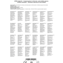 Corklift automatisk - den berømte proptrækker Clearance