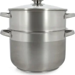 Madlavningsmaskiner>Couscoussier - MENASTYL - 4615450 - Rustfrit stål - 10 liter - Velegnet til alle kogeplader inklusive induktion