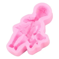 3D Silikone Fondant Kageform Kreativ Chokolade Sukkerform Dekorationsværktøj (Pige) Hot