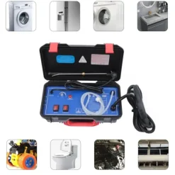 Damprenser - Håndholdt damprenser - 3000 W - 220 V - 2–3,5 bar - Høj temperatur - Bærbar - Sort New